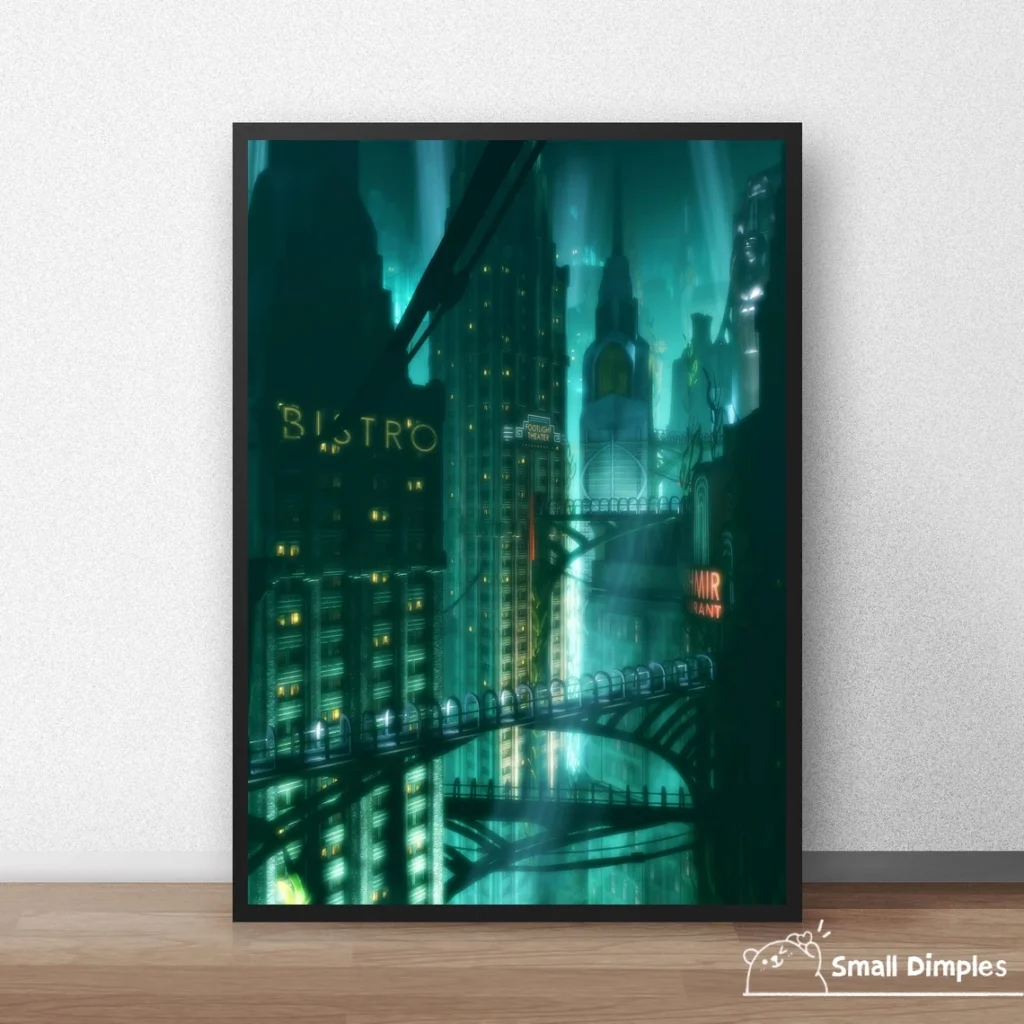 BioShock Game Poster Canvas Art